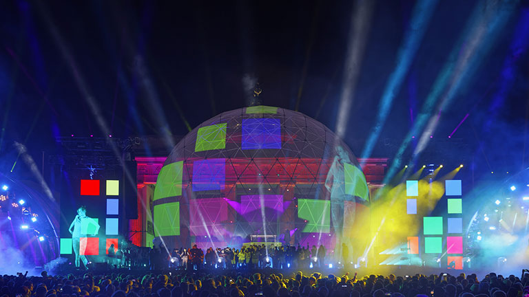 30 Jahre Mauerfall Party Brandenburger Tor Berlin