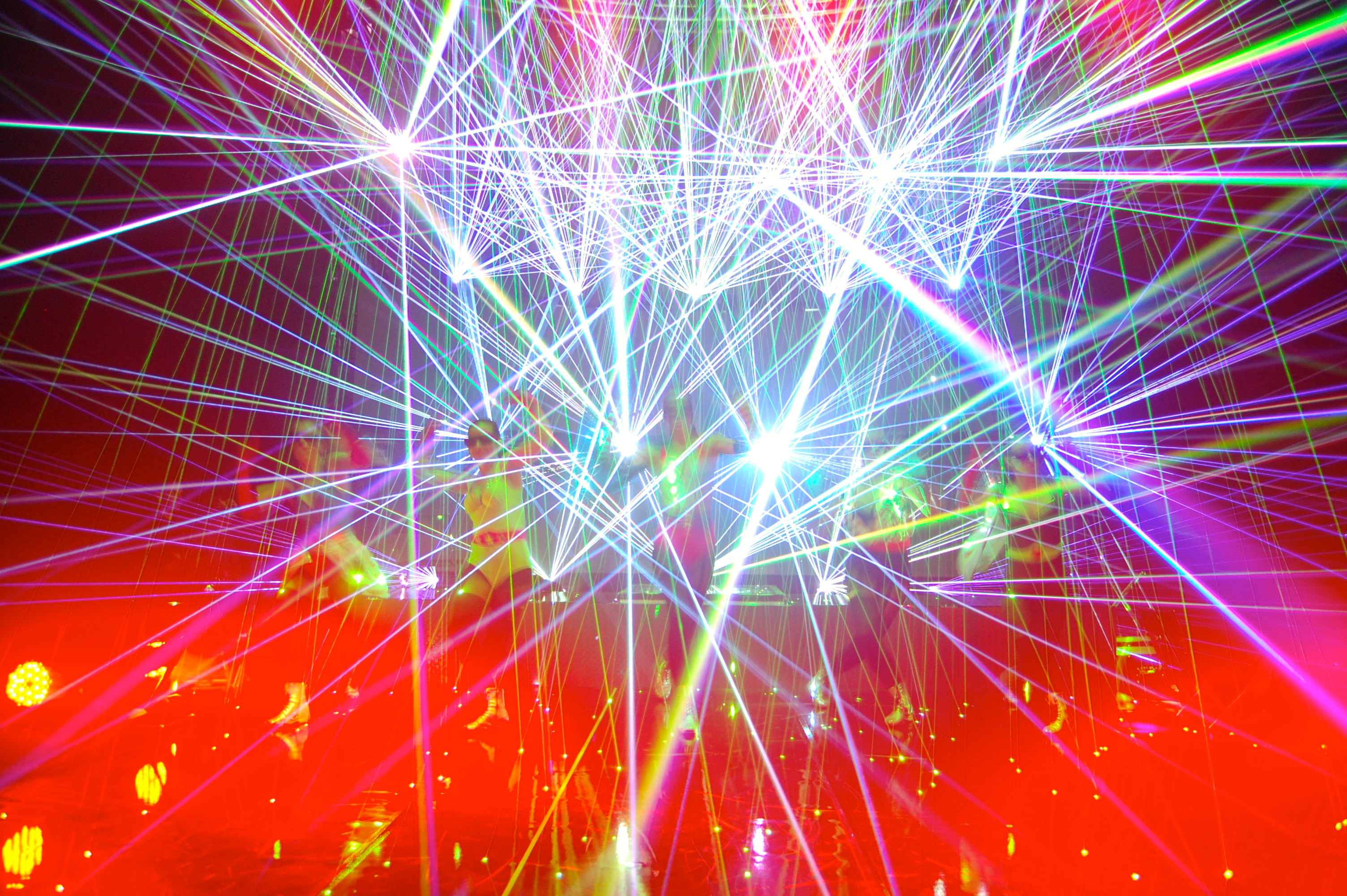 Laser-Danceshow von KVANT