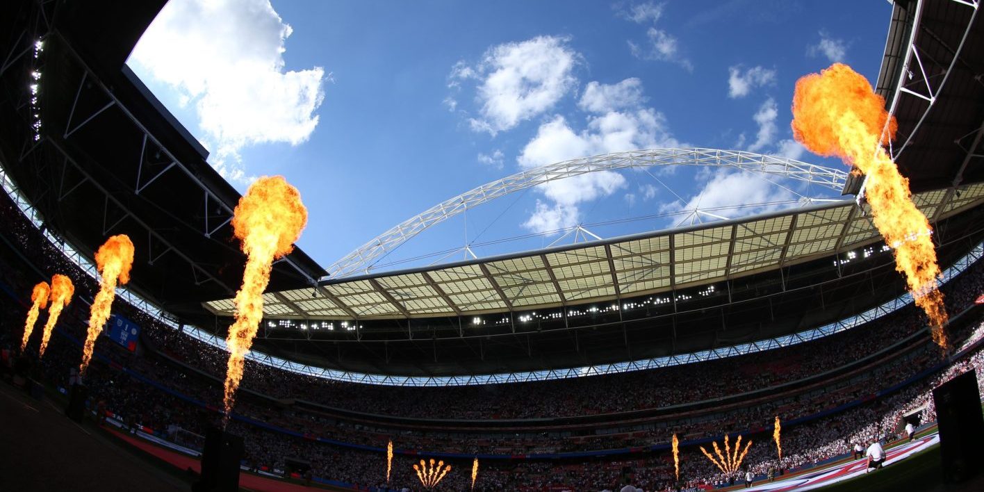 England World Cup Warm Up Wembley Stadium. high-quality liquid and gas flame special effect systems for live performance, installation and custom applications