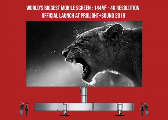 Größte mobile Bildschirm