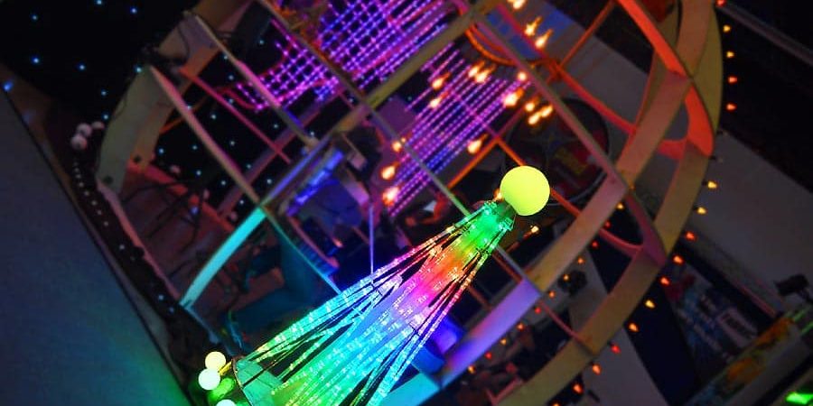 Leuchtshow Prolight + Sound 2017