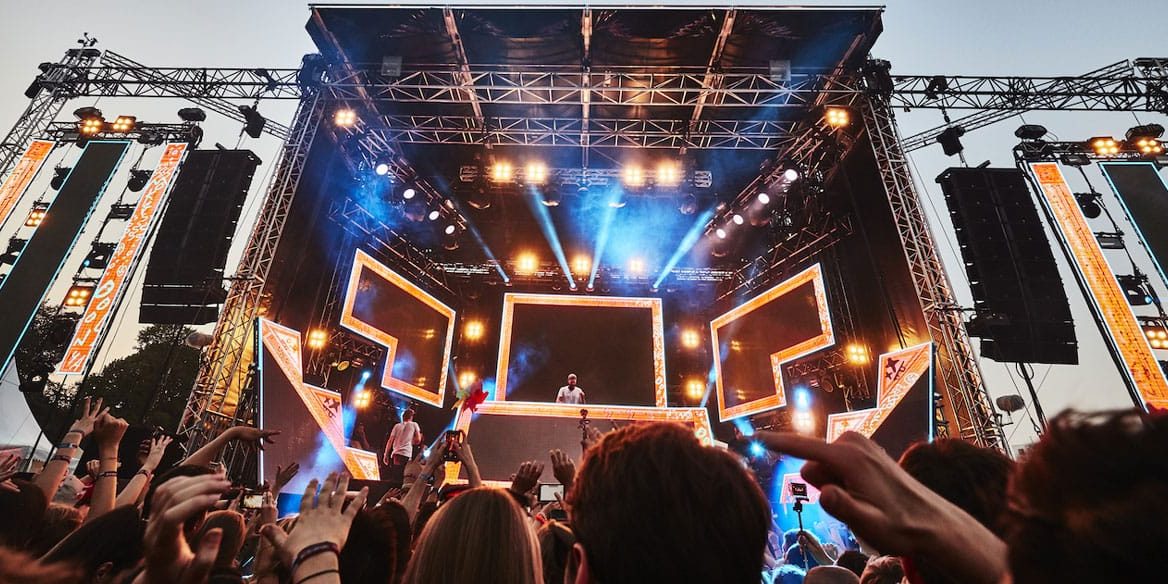 Lollapalooza Installation in Berlin Area Four Industrys deutsches Team