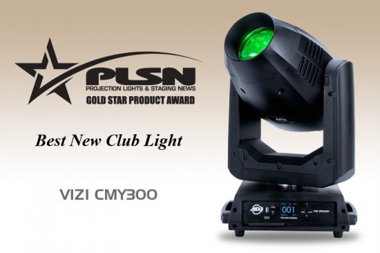 ADJ Lightning VIZI gewinnt CMY300 PLSN Award 2017