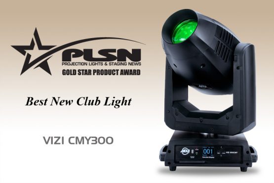 ADJ Lightning VIZI gewinnt CMY300 PLSN Award 2017