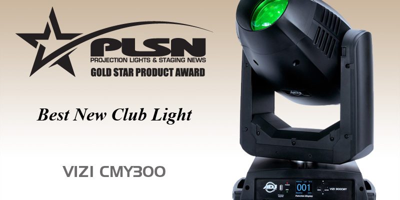 ADJ Lightning VIZI CMY300 PLSN Award 2017 ADJ Lightning VIZI gewinnt CMY300 PLSN Award 2017