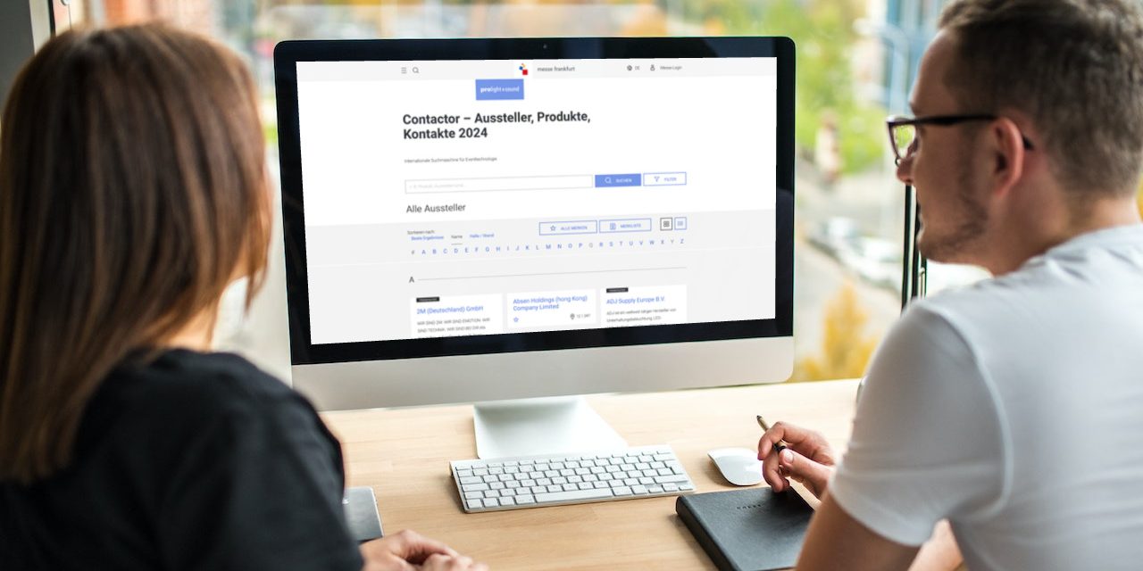 ausstellersuche Ausstellersuche der Prolight + Sound