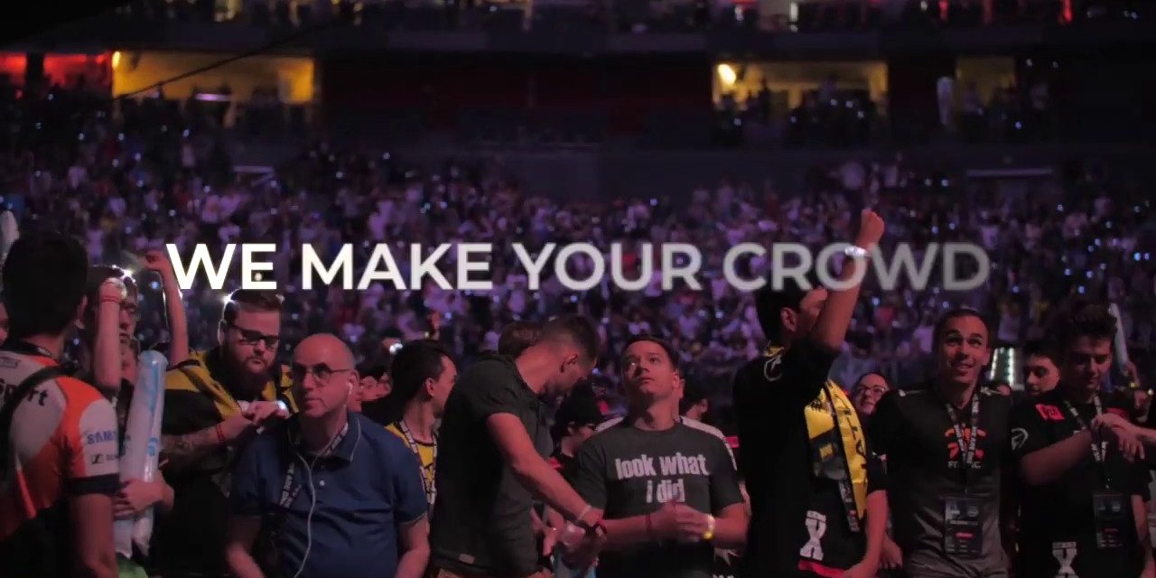 CrowdLED Lichtshow Publikums