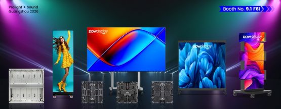 DDW Display zeigt LED-Screens und Module für die Prolight + Sound Guangzhou