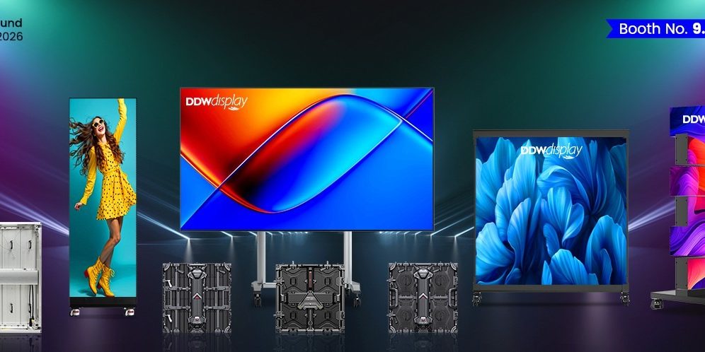 DDW Display zeigt LED-Screens und Module für die Prolight + Sound Guangzhou 2026 DDW Display zeigt LED-Screens und Module für die Prolight + Sound Guangzhou