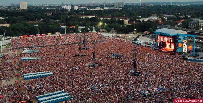 Ed-Sheeran-Konzert mit Infrastruktur-Dienstleister eps