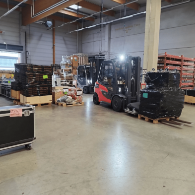 Backstage Rundgang Prolight + Sound 2023