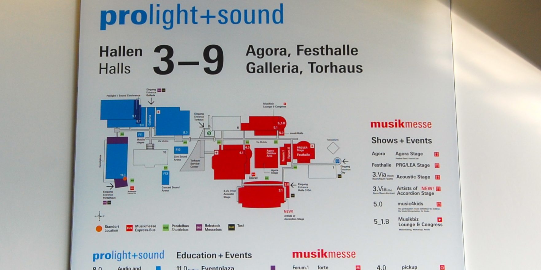 Lageplan PLS 2014 Lageplan Prolight + Sound 2014