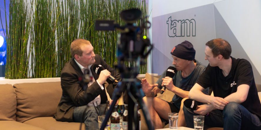 pls-messe-live-talk Messe Live Talk (v.l.n.r: Norbert Stangl, Johnathan Lewis & Jan Scholten)