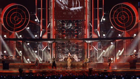 rammstein tour 2020 lichtdesign robe