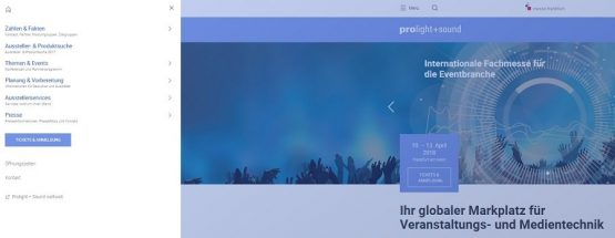 Webseite-Relaunch Prolight + Sound