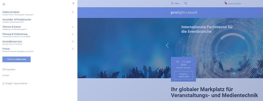 Webseite-Relaunch Prolight + Sound